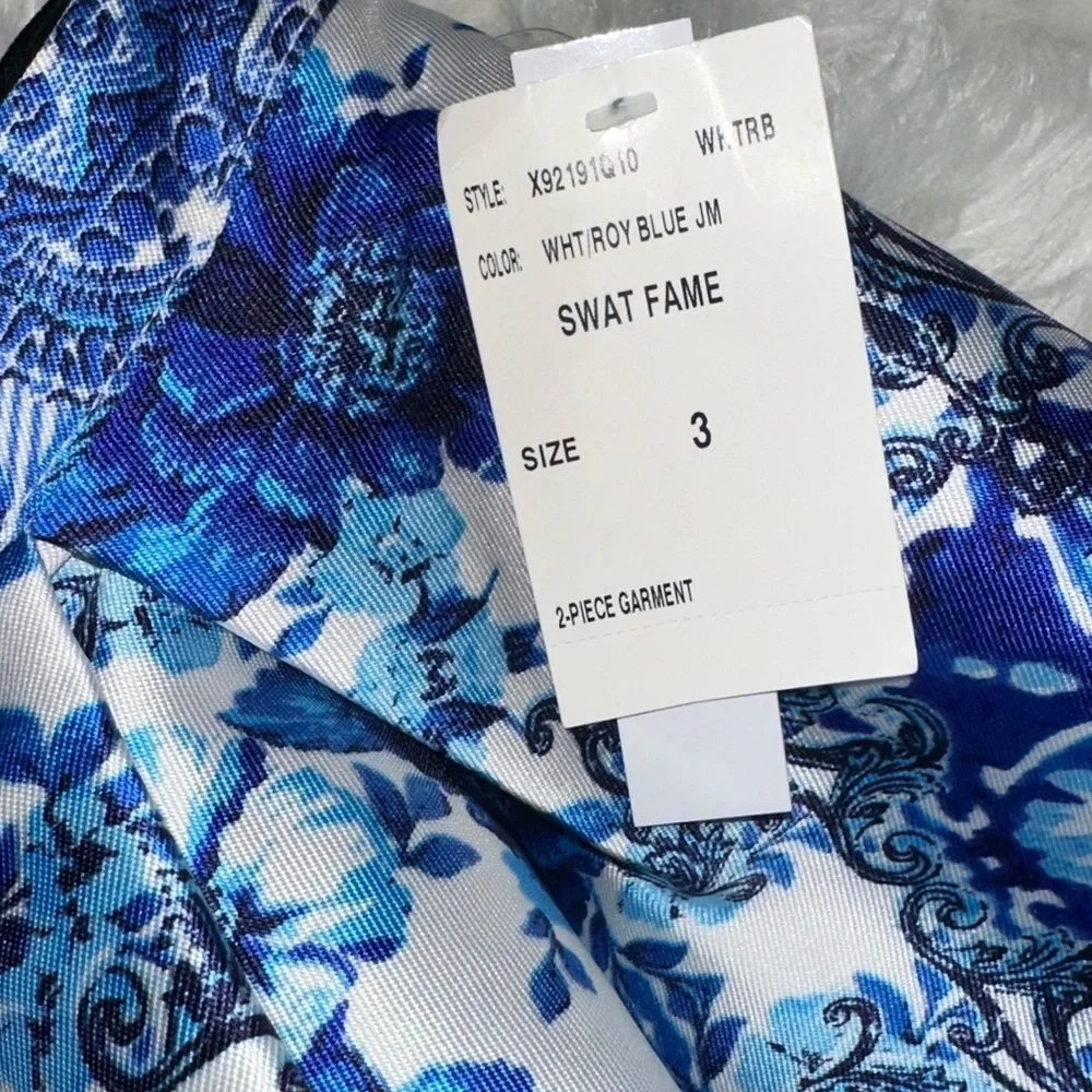 Xtraordinary Blue and White Prom Dress - Picture 10 of 16